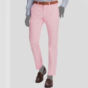 Polo by Ralph Lauren Mens Classic Fit Straight Leg Chino Pants Pink Size 32/34